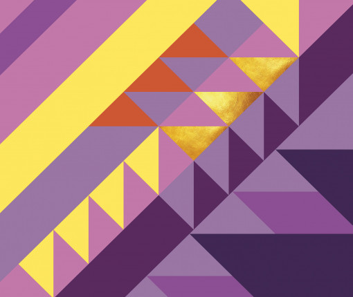 Kaleidoscope purple