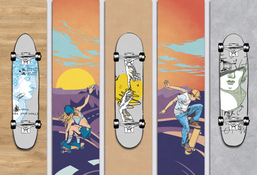Уличный скейтборд