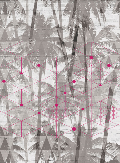 Jungle geometry pink