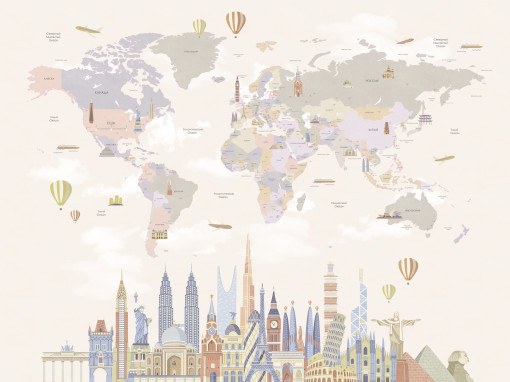 Карта мира - Города
