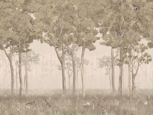 Misty grove sepia
