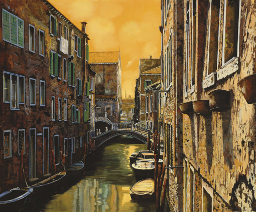 Guido Borelli — Venezia al tramonto