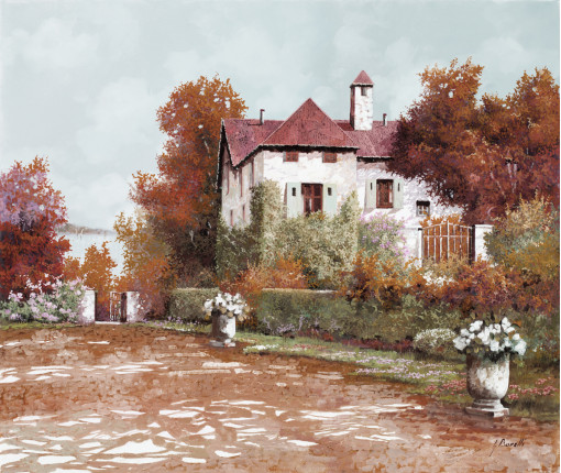 Guido Borelli-Il palazzo in autunno