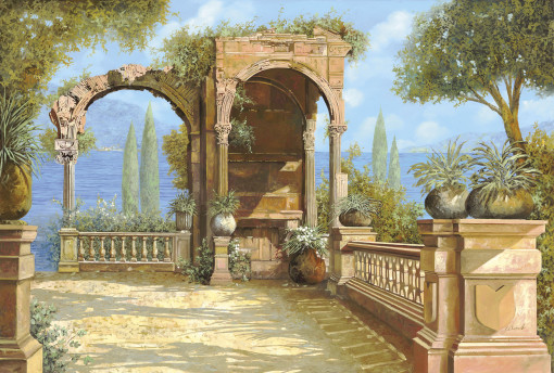 Guido Borelli-La terrazza sul lago