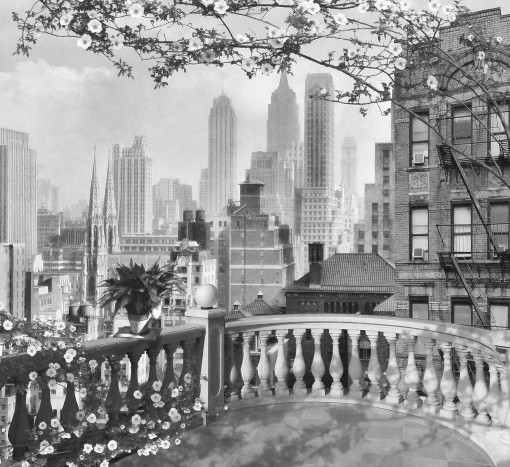 Вид на Нью-Йорк с балкона