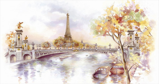 Осенний акварельный Париж