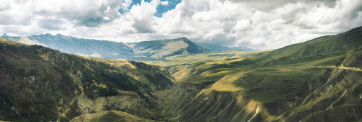 Панорама горной Чечни