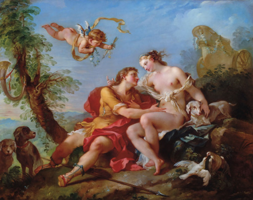 Венера и Адонис. Шарль-Жозеф Натуар