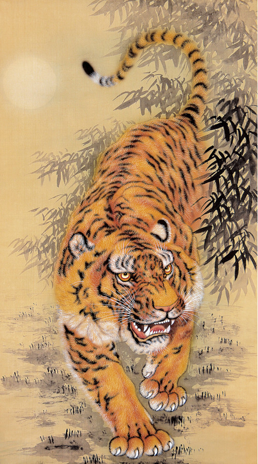 Тигр и бамбук